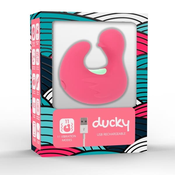 HAPPY LOKY - DUCKYMANIA RECHARGEABLE SILICONE STIMULATOR FINGER 4